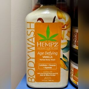 Hempz vanilla body wash